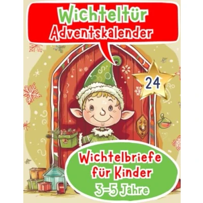 Abbildung von Wichteltür Adventskalender 2023: Farbige &amp; zauberhafte Wichtelbriefe für Kinder ab 3 5 Jahren die Wichtel Buch ... (wichtel zubehör weihnachten buch, Band 1)