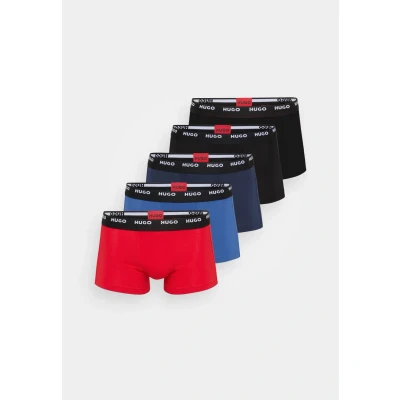 Abbildung von HUGO Trunk 5 PACK Boxerbriefs, Herren, Größe: XXL, Blue/black/red