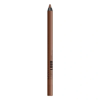 Abbildung von NYX Professional Makeup Lipliner, Mattes Finish, Kuss und farbecht sowie wischfest, Langanhaltend, Line Loud, 07 Total Baller