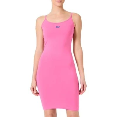 Abbildung von HUGO Narya Jerseykleid, Damen, Größe: XL, Dark pink