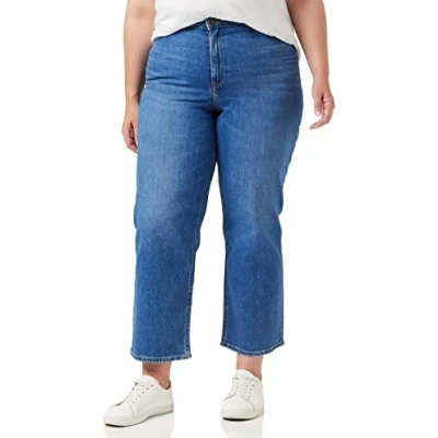 Abbildung von Lee Damen Wide Leg Long Jeans, Used Alton, 30W / 31L EU