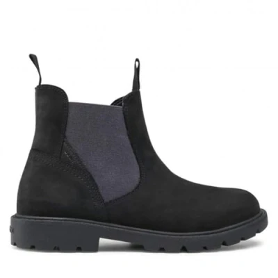 Abbildung von Geox Shaylax BOY Stiefelette für Kinder, Größe: 31, Black/navy Schuhe