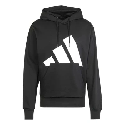 Abbildung von adidas Sportswear Essentials BIG LOGO Kapuzenpullover, Herren, Größe: Small, Black/white