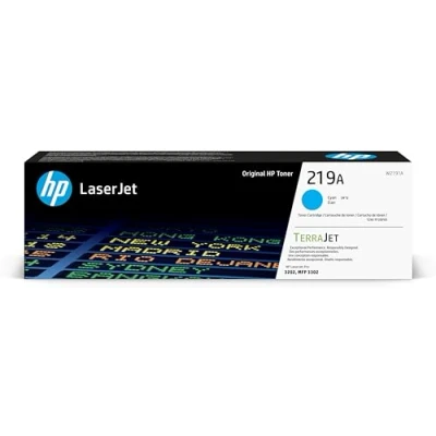 Abbildung von HP 219A Original Cyan Laserjet Tonerkartusche
