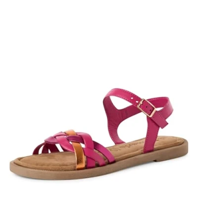 Abbildung von Tamaris Riemensandalette, Damen, Größe: 41, Fuxia comb Schuhe