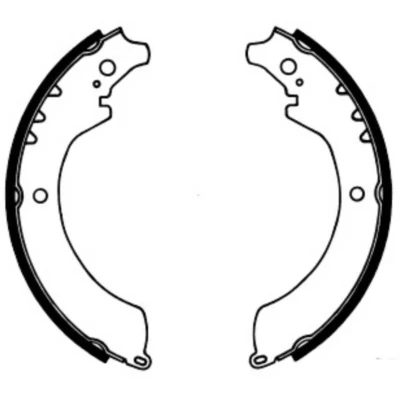Abbildung von ABE C06007ABE Bremsbacken Hinterachse 254 45 AKEBONO DAIHATSU: Fourtrak Off Road