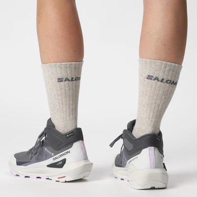 Abbildung von Salomon Elixir Activ MID GTX Hikingschuh, Damen, Größe: 37 1/3, India ink/glacier gray/orchid petal Schuhe