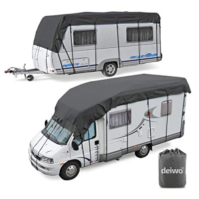 Abbildung von Wohnwagen &amp; Wohnmobil Schutzdach 5 x 3 Meter Schichten 160g Winter geeignet