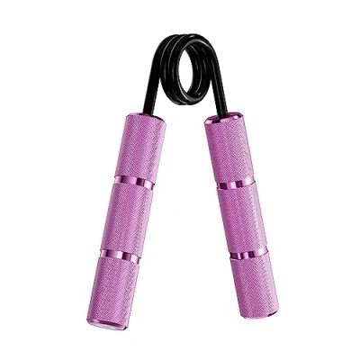 Abbildung von RPM Power PowerGripper Metall Handmuskeltrainer (50lbs 400lbs) für das Training von Griffen, Handgelenken und Armen (Rosa 50lbs)