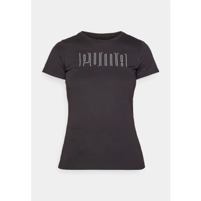 Abbildung von Puma Sport Graphic TEE Tshirt print, Damen, Größe: XS, Black