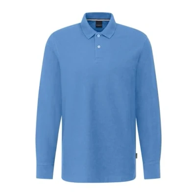 Abbildung von bugatti Langarm Poloshirt, mit langen Ärmeln
