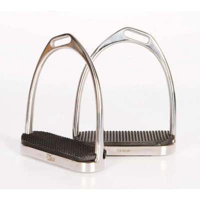 Abbildung von Harry&#039;s Horse Steigbügel Fillis Doppelt Asymmetrisch RVS12cm