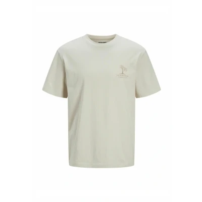 Abbildung von Jack &amp; Jones RÜCKEN Rundhalsausschnitt Tshirt print, Herren, Größe: Small, Languid lavender