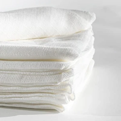 Abbildung von Stoffwindeln 80x80 cm gesäumt, Spucktücher, Mulltücher, 5er Pack, reine Baumwolle, 95 waschbar, ÖKOTEX