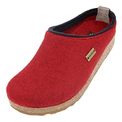 Abbildung von HAFLINGER Grizzly Kris Filzpantoffel Hausschuh Filzclog Paprika, Gr. 43
