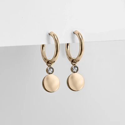 Abbildung von Ponytail&amp;Co Ohrringe mit Münze Roségold