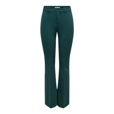Abbildung von ONLY Damen ONLPEACH MW Flared Pant TLR NOOS Hose, Dark Sea, 40W / 32L