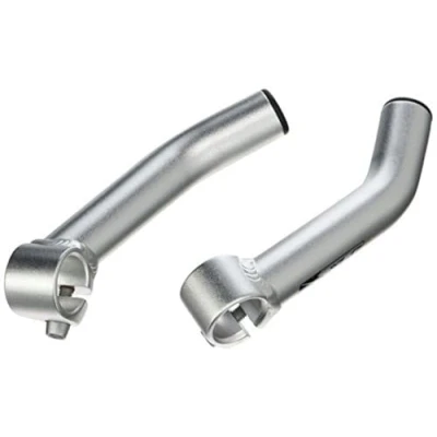 Abbildung von XLC Unisex Erwachsene Zubehör Bar Ends gebogen BE A01, Silber, One Size