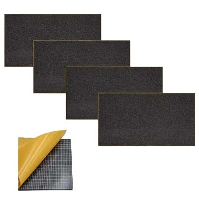 Abbildung von ACIT Neoprenfolie Isolierklebstoff, 4 Blatt, Klebedichtung, Gummi, Polyurethanschaum, schwarzer EPDM Schaumstoff (Dicke 3MM, 10 x CM)