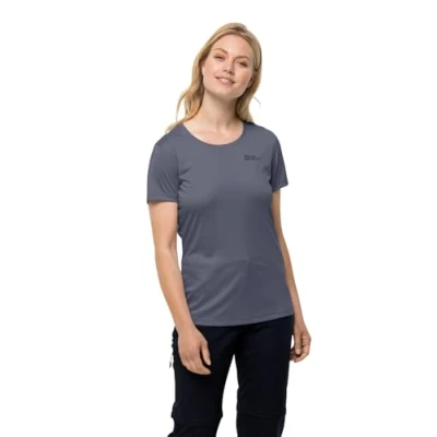 Abbildung von Jack Wolfskin TECH T W Sport Tshirt, Damen, Größe: Medium, Dolphin