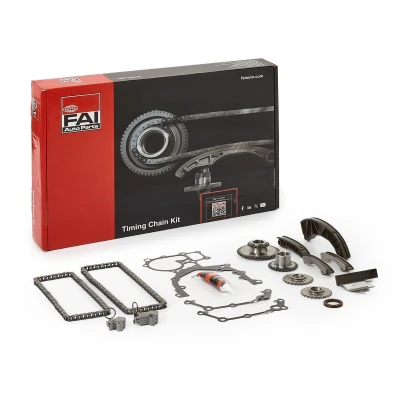 Abbildung von FAI AutoParts TCK258 Steuerkettensatz mit Dichtungen, Zahnrädern Simplex, Bolzenkette HYUNDAI: i20 I Hatchback, ix35, i30 Hatchback