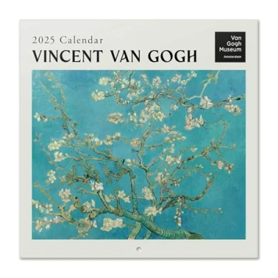 Abbildung von Kalender 2025 Wandkalender Grupo Erik Van Gogh Museum Familienplaner 30 x cm 12 Monate + Letzten 4 2023 auf einer Seite