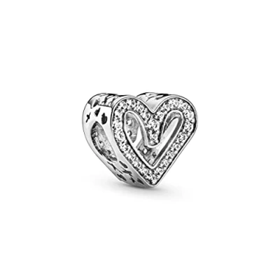Abbildung von PANDORA Charm &quot;Funkelndes Herz&quot; Silber 798692C01