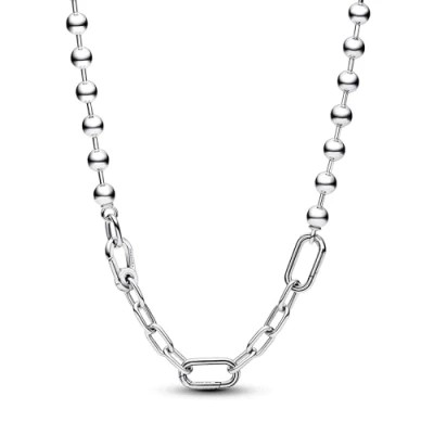Abbildung von PANDORA ME Metallperle &amp; Gliederhalskette aus Sterling Silber, Kompatibel Collection, 45cm, 392799C00 45