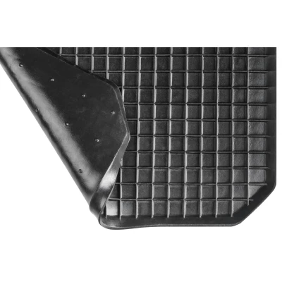 Abbildung von WALSER Honeycomb 14941 Fußmattensatz Gummi 1 schwarz Universelle passform 53 x 41