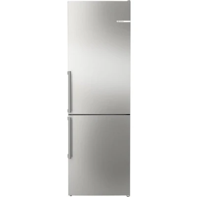 Abbildung von Bosch KGN36VIBT, Serie 4, Kühl Gefrier Kombination, 186 x 60 cm, 218 L Kühlen + 103 Gefrieren, Edelstahl mit Antifingerprint, NoFrost, VitaFresh XXL für längere Frische, Flaschenablage, Optimal Fit