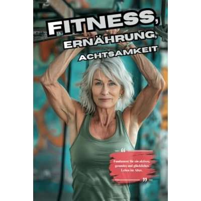 Abbildung von Fitness, Ernährung und Achtsamkeit: Die 3 Bausteine für ein aktives Leben Senioren: Fundament aktives, gesundes glückliches im Alter