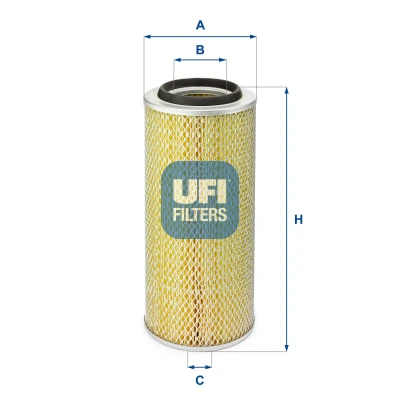 Abbildung von UFI 30.132.00 Luftfilter 57 218 213 Filtereinsatz SKODA: Fabia 1 Combi, 2, Rapid Spaceback, SEAT: Ibiza 4, 4 Sportcoupe, 3