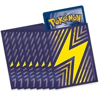 Abbildung von Elite Pokemon Trainer Boxhüllen [65 Hüllen], Präsentieren Sie Ihre Karten mit den Werbehüllen der ETB Boxen, Hüllen (Surging Sparks)