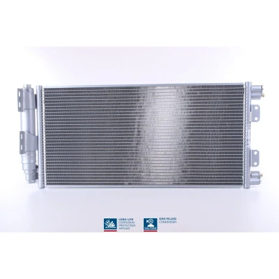 Abbildung von NISSENS 94781 Klimakondensator mit Trockner Aluminium 625 R 134a