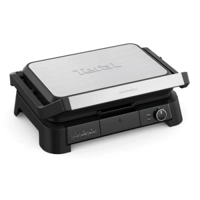 Abbildung von Tefal Kontaktgrill »GC520D SuperGrill 3 in 1 XL«, 220 W, BBQ Funktion, Ofenposition, Temperatureinstellungen