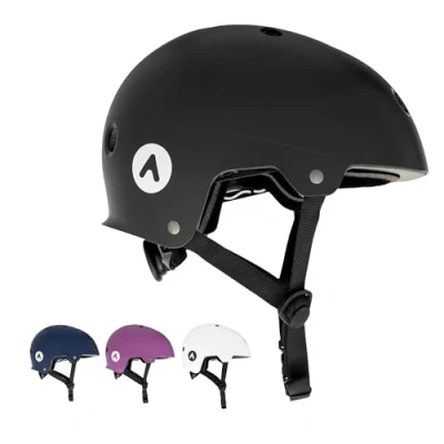 Abbildung von ATTABO Skatehelm und Scooter Helm Genes Größe L Skaterhelm Fahrradhelm MTB mit ABS Hartschalentechnologie Verstellbar Skateboarding für Fahrrad Inline Skate Herren Damen