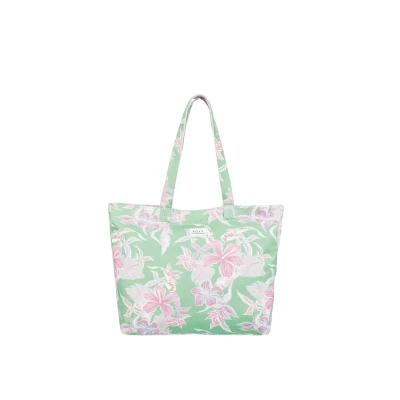 Abbildung von Roxy Hibiscus Island Shopping Bag, Damen, Größe: One Size, Green