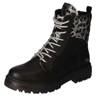 Abbildung von Mustang Damen 1404 605 Schnuer Booty, schwarz, 39 EU