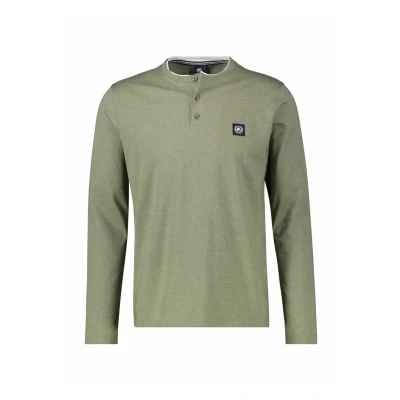 Abbildung von Lerros Serafino Regular FIT Langarmshirt Nordic olive, Herren, Größe: Large, olive