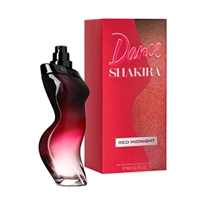Abbildung von Shakira Perfumes Dance Red Midnight by für Damen Langanhaltend Sexy, eleganter und femininer Duft Süße kräftige Noten Ideal tagsüber 80 ml