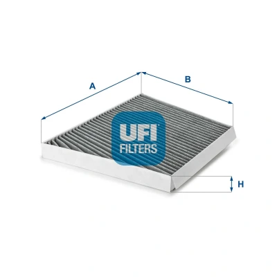 Abbildung von UFI 54.133.00 Innenraumfilter Aktivkohlefilter 310 255 34 MERCEDES BENZ: E Class Saloon, T modell, S Coupe
