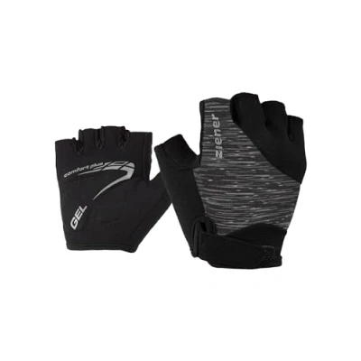 Abbildung von Ziener Kinder CANIZO Fahrrad , Mountainbike Radsport Handschuhe Kurzfinger atmungsaktiv/dämpfend, black melange, L