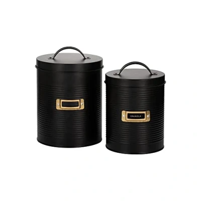 Abbildung von Typhoon Otto Black 2er Set Vorratsdosen