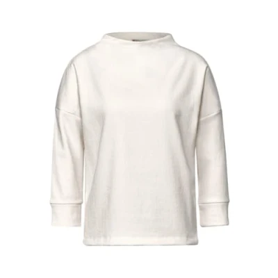 Abbildung von STREET ONE Damen A322356 Strukturshirt,Weiß, 38