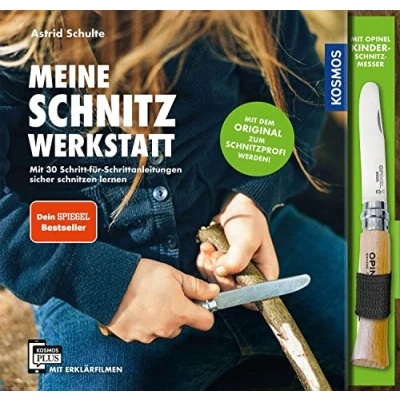 Abbildung von Meine Schnitzwerkstatt: MIT 30 Schritt für Schrittanleitungen sicher schnitzen lernen DER SCHNITZBESTSELLER original OPINELMESSER