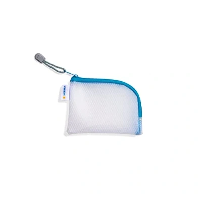 Abbildung von HERMA 20247 Reißverschlusstasche Reiseetui A7 transparent blau, kleine verschließbare Sichttasche mit Zipper, Kulturtasche für Handy, Ladekabel, Kosmetik, Stifte, Schlüssel