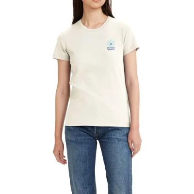 Abbildung von Levi&#039;s Damen The Perfect Tee Graphic TEES, Bw Schoolyard Daisy, XXS