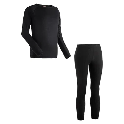 Abbildung von maier sports Kinder Skiwäsche set Kim, black, 176, 998380