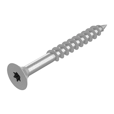 Abbildung von SECCARO Spanplattenschraube 3 x 30 mm, Edelstahl V2A VA A2, Holzschraube mit Teilgewinde, TX/Innensechsrund 250 Stück