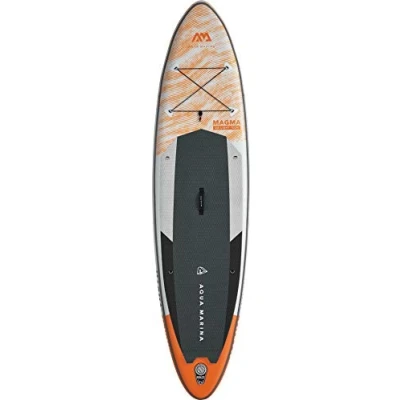 Abbildung von Aqua Marina , Unisex Adult 3.4m/15cm, Magma Advanced All Around iSUP 3 4m 15cm with paddle and safety leash, Orange, 340 x 84 15 cm EU